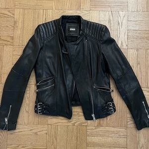 Zara Leather Jacket - Great Condition! Size L